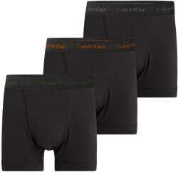 Calvin Klein Cotton Stretch Trunk 3P - b-faded grey-samba/evergreen logo - Szürke