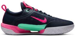Nike Zoom Court NXT - obsidian/green glow/white/hyper pink - Fekete, Kék, Fehér, Rózsaszín, Zöld