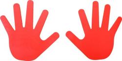 Pro's Pro Marking Hands Red 2P