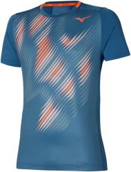 Mizuno Shadow Graphic Tee - blue ashes - Kék