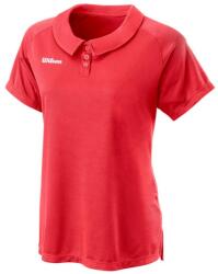 Wilson Team II Polo W - fiery coral - Piros, Narancssárga