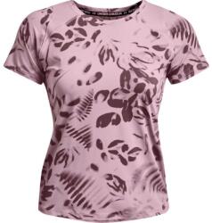 Under Armour Women's UA IsoChill 200 Print Short Sleeve - mauve pink/ash plum - Rózsaszín