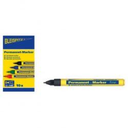 BLEISPITZ jelölőfilc 1 mm fekete 10db/csomag (020811-0195)