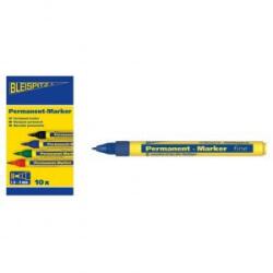 BLEISPITZ jelölőfilc 1 mm kék 10db/csomag (020811-0194)
