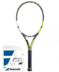 Babolat Pure Aero + ajándék húr - Szürke, Sárga, Fehér