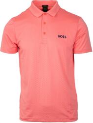 BOSS Paddytech Degradé-Jacquard Polo Shirt - open red - Piros