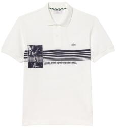 Lacoste French Made Original L. 12.12 Print Polo Shirt - white - Fehér