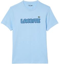 Lacoste Ultra Dry Jersey Sports T-Shirt With Logo - Kék