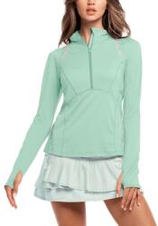 Lucky in Love Avant Garde 1.0 Architect 1/4 Zip Long Sleeve - sage - Zöld
