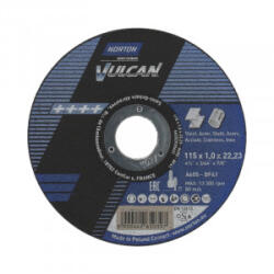 Norton Vulcan vágókorong 115x1 mm fém-inox (66252925431)