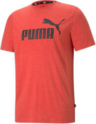 PUMA ESS Heather Tee - high risk red - Piros