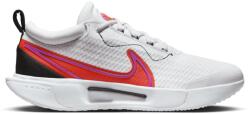 Nike Zoom Court Pro HC - white/picante red/black/fuchsia dream - Fekete, Fehér, Rózsaszín, Piros