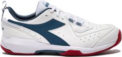 Diadora S. Challenge 5 Sl Clay - white/oceanview/salsa - Türkiz, Fehér, Piros