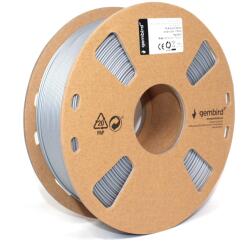 Gembird 3DP-PLA1.75-01-S, 3D нишка, PLA, 1, 75 мм, 1000 г, Сребрист (Silver) (3DP-PLA1.75-01-S)