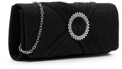 Tamaris Amalia sáldíszes, fekete alkalmi táska 33804-100 - taskaweb