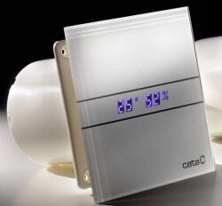 CATA E-120GTH W E-GLASS szellőztető ventilátor Fehér