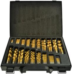 GEKO Set de burghie HSS pentru metal 170 buc acoperite cu titan (G38219) Burghiu