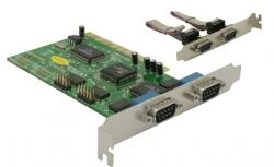 Delock PCI kártya - 4 db soros (89046) - innotechshop