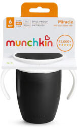 Munchkin Miracle Cup itatópohár, 207 ml - fekete/fehér - babyshopkaposvar