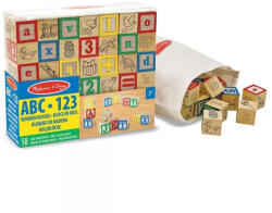 Melissa & Doug Fa Készségfejlesztő Játék, ABC és Számok (KN1900)