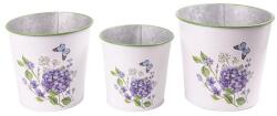 IRIS bádog kaspó x3 db hortenzia 115-15cm (80975) - bestbyte