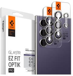 Spigen optik pro kameravédő üveg 2db, 9h, csak lencse, lila, kompatibilis: Samsung Galaxy S24 Ultra, SM-S928 (AGL07427)