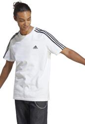 adidas Sportswear adidas Sportswear, Essentials pamutpóló ikonikus csíkokkal, Fekete, Fehér, 2XL (IC9336-XXL)