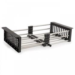 Fleko Scurgator extensibil pentru chiuveta Fleko 41 x 27 cm, dimensiune reglabila, Negru (15812) Uscator vase
