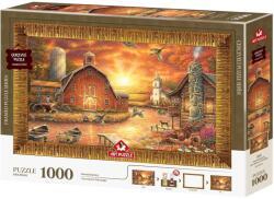 Art Puzzle Комплект пъзел, рамка и лепило Art Puzzle от 1000 части - Пътешествие по залез (5692)