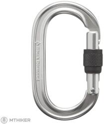 Black Diamond Oval Keylock SCRWGT karabiner, polished