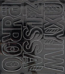  Öntapadós matrica, 5 cm-es, betűlap, ABC második fele, fekete (LUIN140) - officemarket