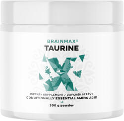 BrainMax Taurine Powder, Taurina in pulbere, 300 g Aminoacizi care susțin energia, funcționarea mușchilor, creierului și inimii, 100 de doze