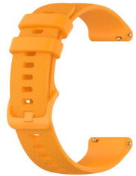 Techsuit Curea pentru Huawei Watch GT 4 (41mm)/W1/Honor Watch S1/Garmin Venu 2S/Vivoactive 4S - Techsuit Watchband 18mm (W006) - Orange (KF2347457) - vexio