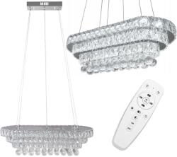  Kristály LED függőlámpa APP417-C 102W-os távirányítóval (37014)