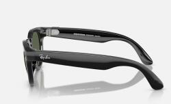 Meta Ray-Ban Meta Headliner Shiny Black Clear to Sapphire Transitions