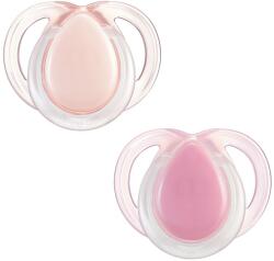 Tommee Tippee Suzete ortodontice Tommee Tippee - Night Time, 0-6 luni, 2 buc, roz (43338099)
