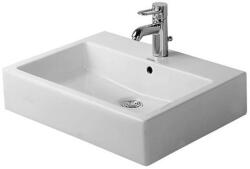Duravit Vero - Lavoar cu montaj pe blat, 50x47 cm, cu preaplin, cu orificiu pentru baterie, WonderGliss, alb 04525000001 (04525000001)