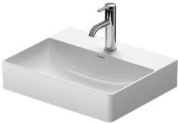 Duravit DuraSquare - Lavoar pentru mobilier Compact, 50x40 cm, 1 orificiu pentru baterie, DuraCeram, cu WonderGliss, alb 23565000411 (23565000411)