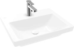 Villeroy & Boch Subway 3.0 - Lavoar pentru mobilier 55x44 cm, fără preaplin, orificiu pentru baterie, CeramicPlus, alb alpin 4A70F5R1 (4A70F5R1)