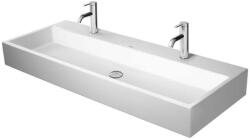 Duravit Vero Air - Lavoar dublu pentru mobilier 120x47 cm, fără preaplin, cu orificii pentru baterii, WonderGliss, alb 23501200721 (23501200721)