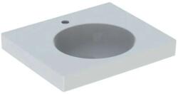 Geberit Preciosa II - Lavoar 60x50x17 cm, fără preaplin, cu orificiu pentru baterie, alb 123262000 (123262000)