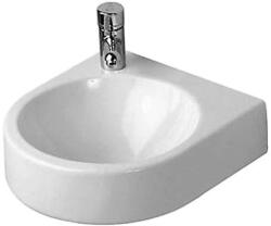 Duravit Architec - Lavoar 36x38 cm, fără preaplin, cu orificiu pentru baterie în dreapta, WonderGliss, alb 07663500081 (07663500081)