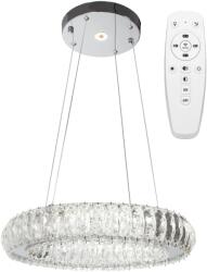  Mennyezeti LED kristály lámpa APP1040-CP + Távirányító (44868)
