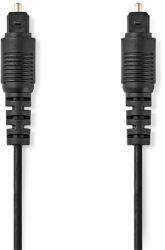 Nedis CAGL25000BK50 optikai audio kábel, TosLink dugó, hossz 5m (CAGL25000BK50)