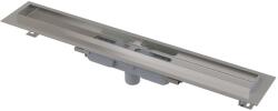 Alcadrain Rigole de scurgere - Rigolă de duș Professional Low 75 cm, cu margine pentru grătar plin, scurgere verticală, oțel inoxidabil APZ1106-750 (APZ1106-750)