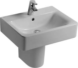 Ideal Standard Connect - Lavoar Cube 60x46x18 cm, cu preaplin, orificiu pentru baterie, cu Ideal Plus, alb E7141MA (E7141MA)