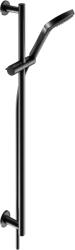 KEUCO IXMO - Set pară de duș, 3 jeturi, bară 86 cm și furtun, negru mat 59587370801 (59587370801)