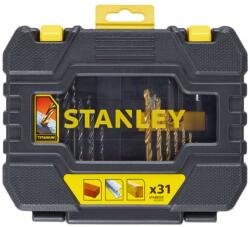 STANLEY Accesorii - Set de burghie, biți pentru înșurubare și capete tubulare, 31 buc. STA88550-XJ (STA88550-XJ) Burghiu