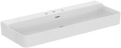 Ideal Standard Conca Ceram - Lavoar cu montaj pe blat 120x45 cm, cu preaplin, 3 orificii pentru baterie, alb T384001 (T384001)
