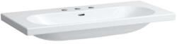 Laufen Lua - Lavoar pe mobilier 46x100 cm, cu preaplin, 3 orificii pentru baterie, alb H8100890001081 (H8100890001081)